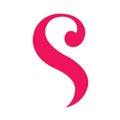 creative Letter S logo icon emblem Royalty Free Stock Photo