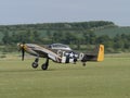 P51 Mustang aircraft Royalty Free Stock Photo