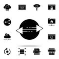 p2p connection icon. Web Development icons universal set for web and mobile Royalty Free Stock Photo