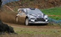 P. Van Merksteijn (NLD) driving is Citroen DS3 WRC Royalty Free Stock Photo