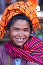 Pa-O tribe woman, Myanmar