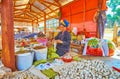 Pa-Oh agricultural market, Kakku, Myanmar