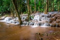 Pa Wai Waterfall is a small limestone cascade
