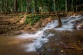 Pa Wai Waterfall is a small limestone cascade