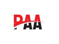PAA Letter Initial Logo Design Vector Illustration