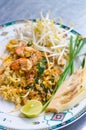 Paad Thai, Native Thai food Royalty Free Stock Photo