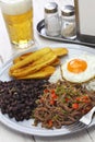 Pabellon Criollo, venezuelan national dish Royalty Free Stock Photo