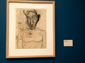 Pablo Picasso paper exhibition at the Royal Academy of Arts in London