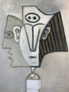 Pablo Picasso, Tete de femme la Mediterranee, Milan, Italy Royalty Free Stock Photo