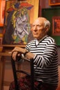 Pablo Picasso waxwork exhibit