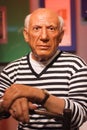 Pablo Picasso waxwork exhibit