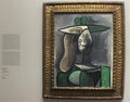 Pablo Picasso, Woman in a Green Hat painting from 1947 oil on canvas at the Albertina Museum , Vienna Royalty Free Stock Photo