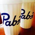 Pabst Blue Ribbon Beer Cups