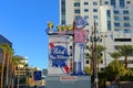 Pabst Blue Ribbon beer in downtown Las Vegas, NV, USA