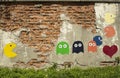 Pac-man graffiti