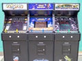 Pac-man, Space Invaders and Galaxian arcade/coin-op machine