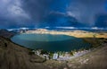 Paca lake in Junin, Peru Royalty Free Stock Photo
