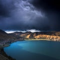 Paca lake in Junin, Peru Royalty Free Stock Photo