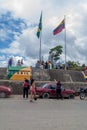 Border crossing between Brazil and Venezuela