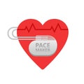 Pacemaker conceptual icon