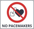 Pacemaker Prohibition Symbol