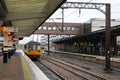 Pacer diesel multiple unit at Wakefield Westgate Royalty Free Stock Photo