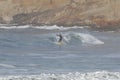 Surfers at Cape Kiwanda During the King Tide of February 2020