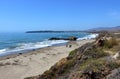 Pacific Coast Highway Los Angeles to San Francisco, looking towards San Simeon Royalty Free Stock Photo