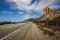 Pacific Coast Highway Road Sign Royalty Free Stock Photo