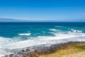 The Pacific coast and ocean, California landscape, United States Royalty Free Stock Photo