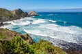 The Pacific coast and ocean, California landscape, United States Royalty Free Stock Photo