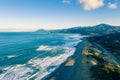 Pacific Coastline near Gold Beach Oregon during early morning hours. Royalty Free Stock Photo