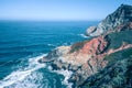 Pacific ocean big sur coatal beaches and landscapes Royalty Free Stock Photo