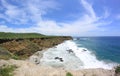 Ocean and cliffs, Ecuador, South America