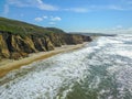 Pacific Ocean Coastline, Half Moon Bay Royalty Free Stock Photo