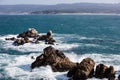 Rocky Coastline of Point Lobos, California Royalty Free Stock Photo