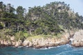 Coastline of Point Lobos State Natural Reserve Royalty Free Stock Photo