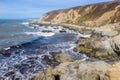 Aerial View of Rocky California Coastline in Sonoma Royalty Free Stock Photo