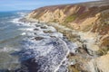 Aerial View of Beautiful Northern California Coastline in Sonoma Royalty Free Stock Photo