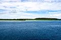 Pacific Ocean meets Rainforest, Solomon Islands Royalty Free Stock Photo