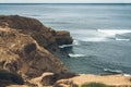 Pacific Ocean and rocky coastline Royalty Free Stock Photo