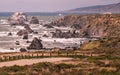 Pacific Ocean, Bodega Bay Area, Californian Coast Royalty Free Stock Photo