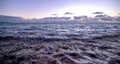 Pacific ocean sunrise at lanikai beach oahu  hawaii Royalty Free Stock Photo