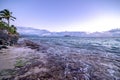 Pacific ocean sunrise at lanikai beach oahu  hawaii Royalty Free Stock Photo