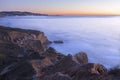 Pacific Ocean Sunset Landscape Torrey Pines San Diego California Royalty Free Stock Photo