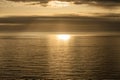 Pacific Ocean sunset Royalty Free Stock Photo