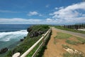 Pacific ocean viewed from Higashi Hennazaki in Miyako island, Okinawa