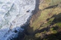 Aerial View of Dramatic Oregon Coast