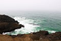 Pacific Pound to the rocky coast of Northern California. Royalty Free Stock Photo