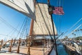 Pacific Promenade and Maritime Museum, San Diego Marina district Royalty Free Stock Photo